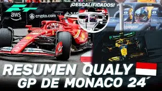 ¡¡LOCURA!! DEBACLE RED BULL, DESCALIFICADOS, FERRARI VUELA – RESUMEN CLASIFICACION GP MONACO F1 2024