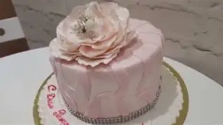 Красивый торт с мастикой