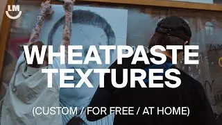 Create Your Own Wheatpaste Paper Textures For FREE!