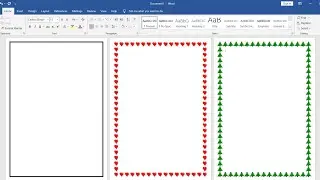 How to Insert page border in Ms Word | Different Page Border to different Page in Ms Word