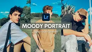 Moody Portrait Lightroom Presets | Free Lightroom Presets | Mobile Lightroom Editing | Moody Preset