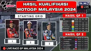 Hasil Kualifikasi MotoGp Hari ini - Hasil Kualifikasi Gp Malaysia 2024 - Starting Grid Motogp