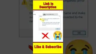😱How to fix share Printer error 0x00000709 #shorts #windows @Technobuzznet @MrBeast @CrazyXYZ