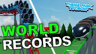 Breaking Records with the Fastest Rollercoaster in Theme Park Tycoon 2!