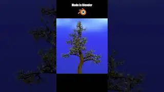 Make trees in blender using geo nodes! 
