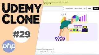 #29 Admin dashboard | Udemy clone from scratch in php | Quick programming tutorial