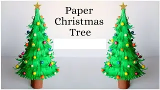 How to make Paper Christmas Tree 🌲/ Diy Christmas Tree/ paper Craft