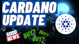 CARDANO UPDATE, GOOD NEWS!! BUY THE DIP!?!