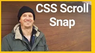 How to scroll snap on a web page