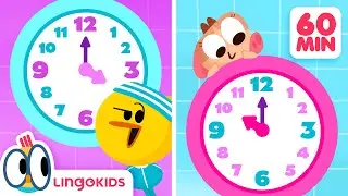 HOURS OF THE DAY ⏰🎶 + More Songs For Kids | Lingokids