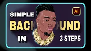 BEGINNERS TUTORIAL | How to Create a SIMPLE Background in Adobe Illustrator [STEP-BY-STEP]