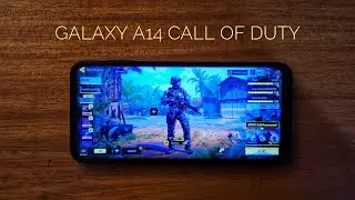 Samsung galaxy a14 call of duty mobile game play.