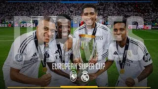 BTS with the UEFA Super Cup CHAMPIONS | Real Madrid 2-0 Atalanta