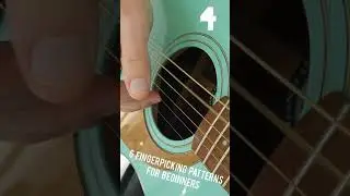 Six Fingerpicking Patterns Lesson For Beginners (how to play finger picking guitar tutorial)