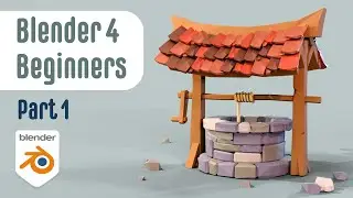 Beginner Blender 4.2 Tutorial: Modelling a Low-Poly Well - Part1