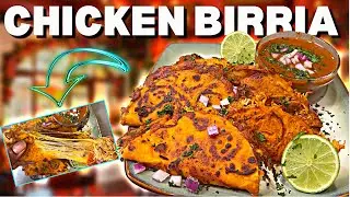 HOW TO MAKE THE BEST CHICKEN BIRRIA TACOS! | BIRRIA DE POLLO | BIRRIA DE RES Y CONSOME