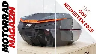 Innovationen! Givi Neuheiten 2025 – Vibrationsschutz, Aerodynamik von Topcases und mehr