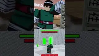 Which Game Has The Better Rock Lee  #roblox #anime #rocklee #animebattlearena #animeunlimited