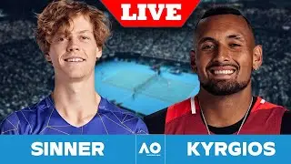 Jannik Sinner vs Nick Kyrgios LIVE AUSTRALIAN OPEN FINALS #kyrgios #sinner #atp