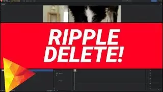 QUICK TUTORIAL | Ripple Delete Video Clips Hitfilm Express