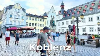 Walking in Koblenz, Germany [4K, 60fps] | A Relaxing Walk in the City