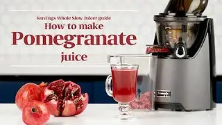 Kuvings Whole Slow Juicer guide - How to make pomegranate juice