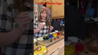 Colorful Deviled Eggs #womenofyoutube #shorts #egg #cooking #tips #trendingshorts #how #recipe