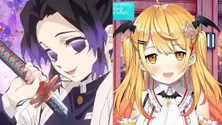 Yozora Mel impersonates Shinobu Kocho of Demon Slayer