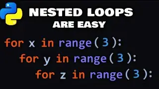 Nested loops in Python  Tutorial 