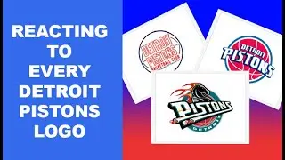 Reacting to every Detroit Pistons Logo from 1958-2022