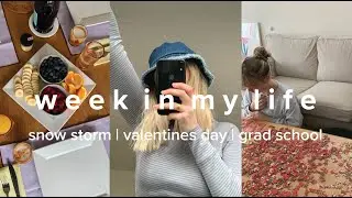 WEEK IN MY LIFE | getting snowed in and celebrating valentines day