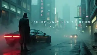 Cyberpunk Vibes at Dawn: Chill Dystopian City Beats for Relaxation & Focus