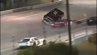 Race Car Nearly Blows Over on a Short Track!?!?