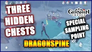 Genshin Impact: Special Sampling Point : Dragonspine | Three Hidden Chests