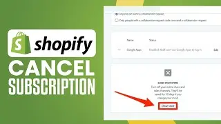 How To Cancel Shopify Subscription 2024 | Close Your Shopify Store