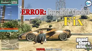 How to Fix Invalid model error in GTA 5 || ERROR: Invalid model GTA 5 