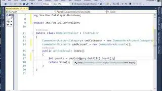 P O S Asp.Net Mvc Web Application Part ( 8 ) Create Main AccountCategories