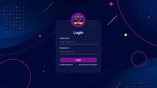 Animated Login Form Using HTML & CSS