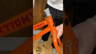 Installing THE BEST Headset!‼️☝️🔥 Bmx workshop fitting a NEW T77 BMX Headset #bmx #asmr #shorts