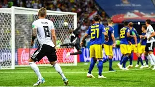 Kroos Free Kick Goal vs Sweden | World Cup 2018