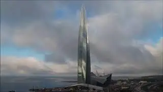 Lakhta Center в плену облаков  2019