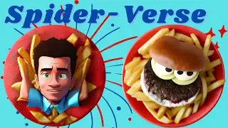 Burgers n Fries - AI Models Review - Spider Verse Diffusion