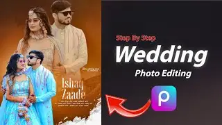 Wedding Photo Editing In Picsart || Double Exposure Photo Editing || Couple Photo Editing Tutorial