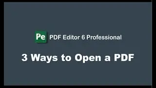 iSkysoft - How to Open PDF Files