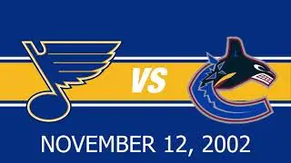 Blues Highlights: Blues at Canucks: November 12, 2002