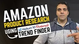 🔥 How to do Amazon Product Research Using Helium10 Pinterest Trend Finder