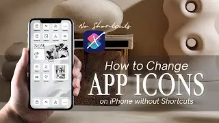 How to change app icons iPhone without Shortcuts 📲 | App icons iPhone & iPad, BEST Phone themes!