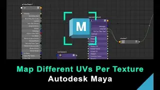 Autodesk Maya Tutorial - Assign Different UVs Per Texture