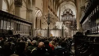 Grote Kerk Dordrecht: Samenzang Psalm 84 vers 1 + 2 (vers 2 bovenstem)