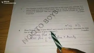 FLUID FLOW. MASS AND VOLUME FLUX